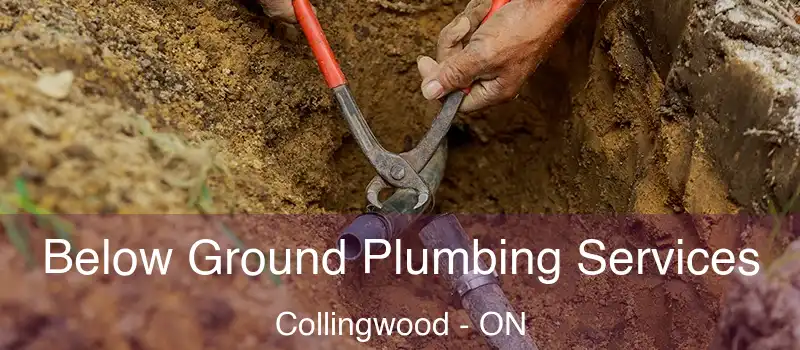  Below Ground Plumbing Services Collingwood - ON