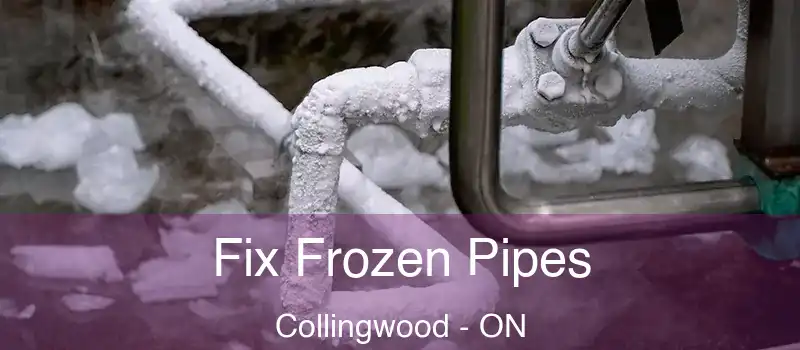  Fix Frozen Pipes Collingwood - ON