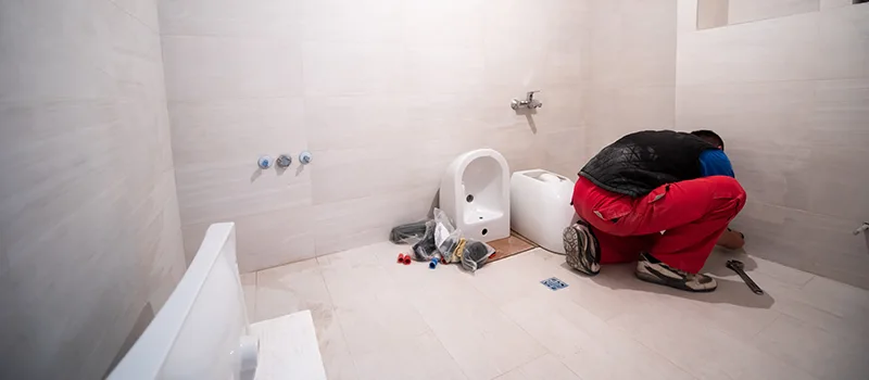 Basement Bathroom Shower Installation in Collingwood, Ontario